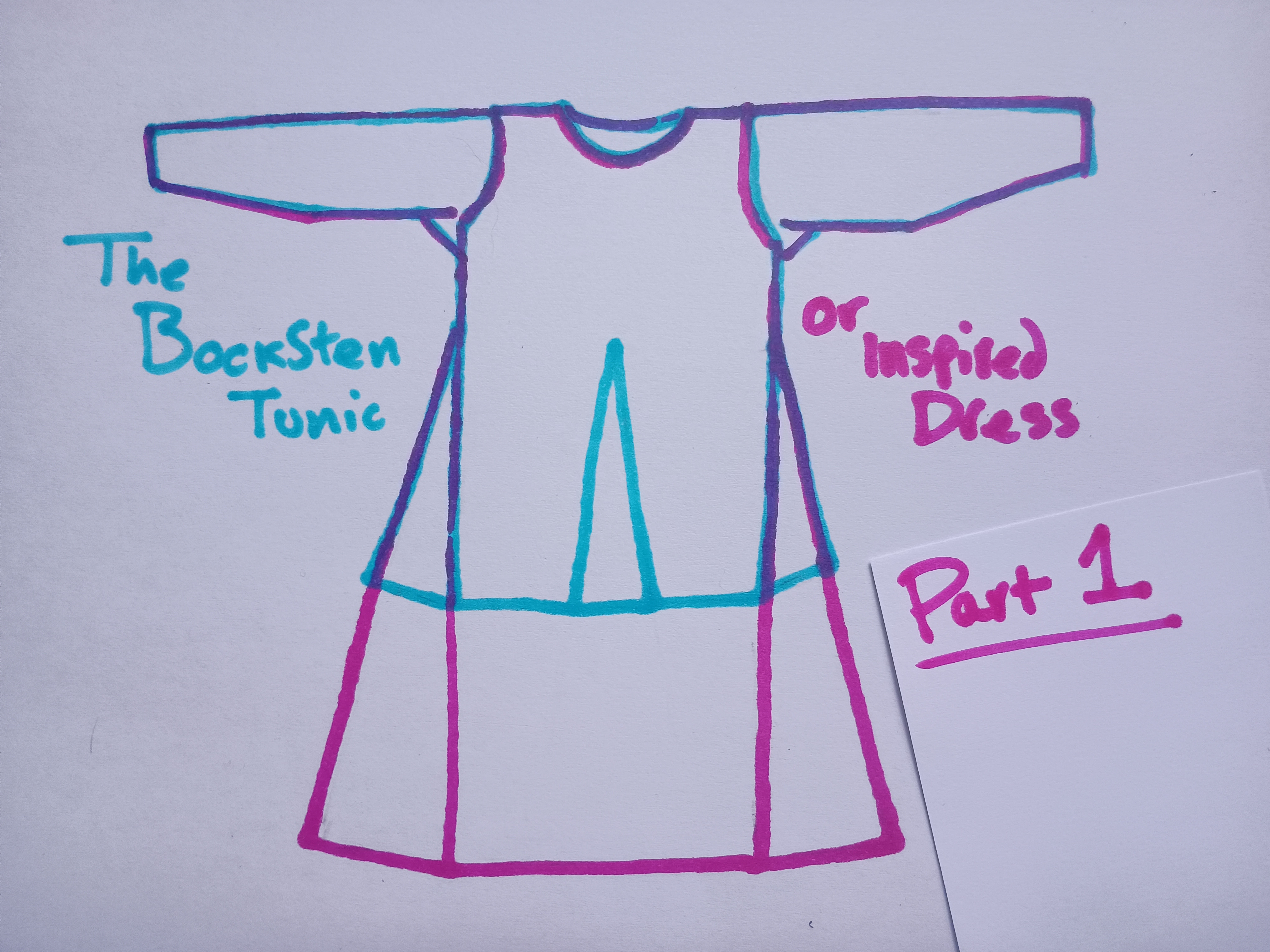 The Bocksten Tunic (or dress). Pt.1: breaking down the pattern.