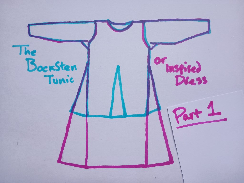 The Bocksten Tunic (or dress). Pt.1: breaking down the&nbsp;pattern.
